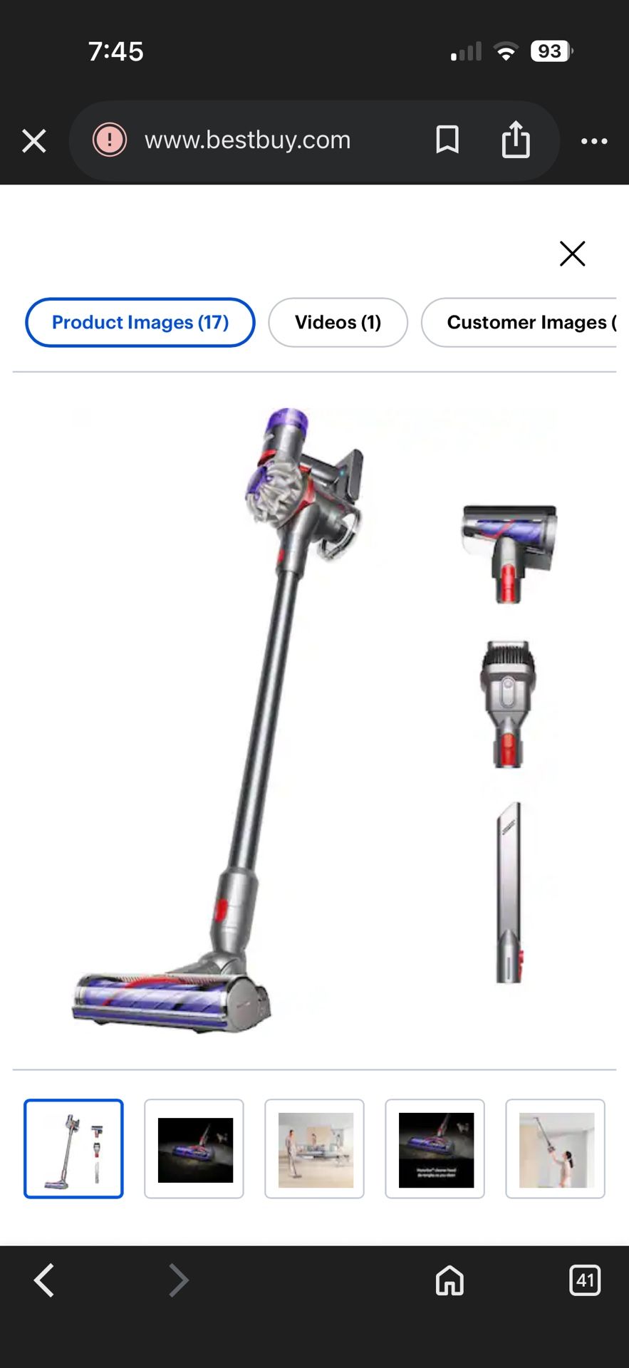Dyson v8 vacuum brand new 