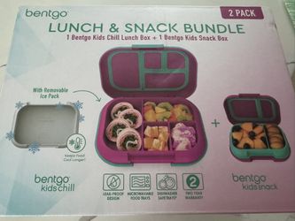 Brand new Bentgo box with snack box