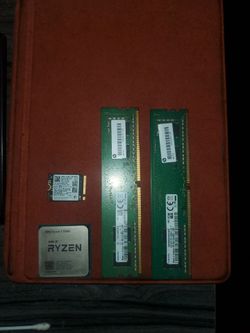 Ryzen 3 2200g, nvme 128gb, 2 ddr4 ram sticks 320AA