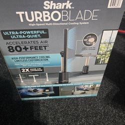 Brand New - Shark TurboBlade Ultra-Powerful Bladeless Tower Fan - TF202S