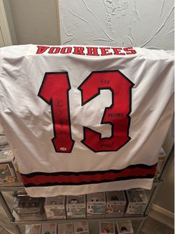 Friday the 13th Jason Vorhees autographed jersey