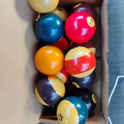 Pool Table Balls