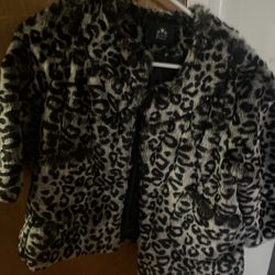 Faux fur women’s coat