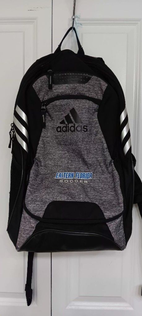 Preowned Adidas Backpack Gray Black Bag