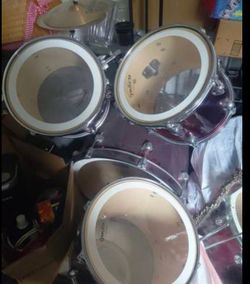 Kids Drum Set with Throne
