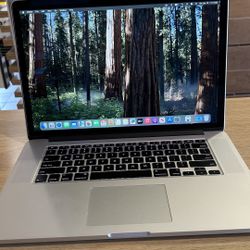 Apple MacBook Pro 15” Retina i7/16GB/500GB SSD $350 