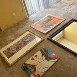 FREE Medium-Large Wall Art and Mirror