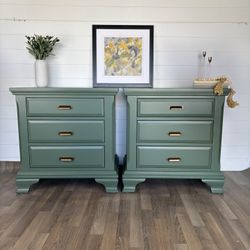 Beautifully Refinished Nightstand Set
