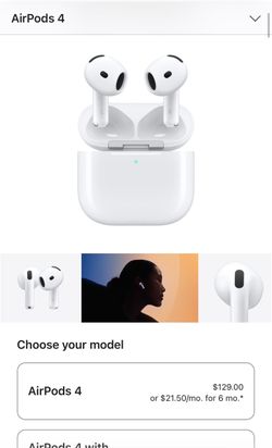 AirPod gen 4s retail is 129