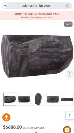 Renegade Furniture Geometric Console Table – Retails $8,375