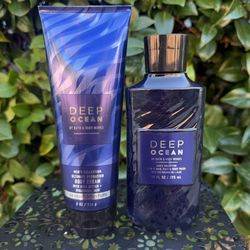 Men’s Deep Ocean Body Cream and Body Wash Set