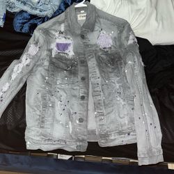 purple fwrd denim jean jacket