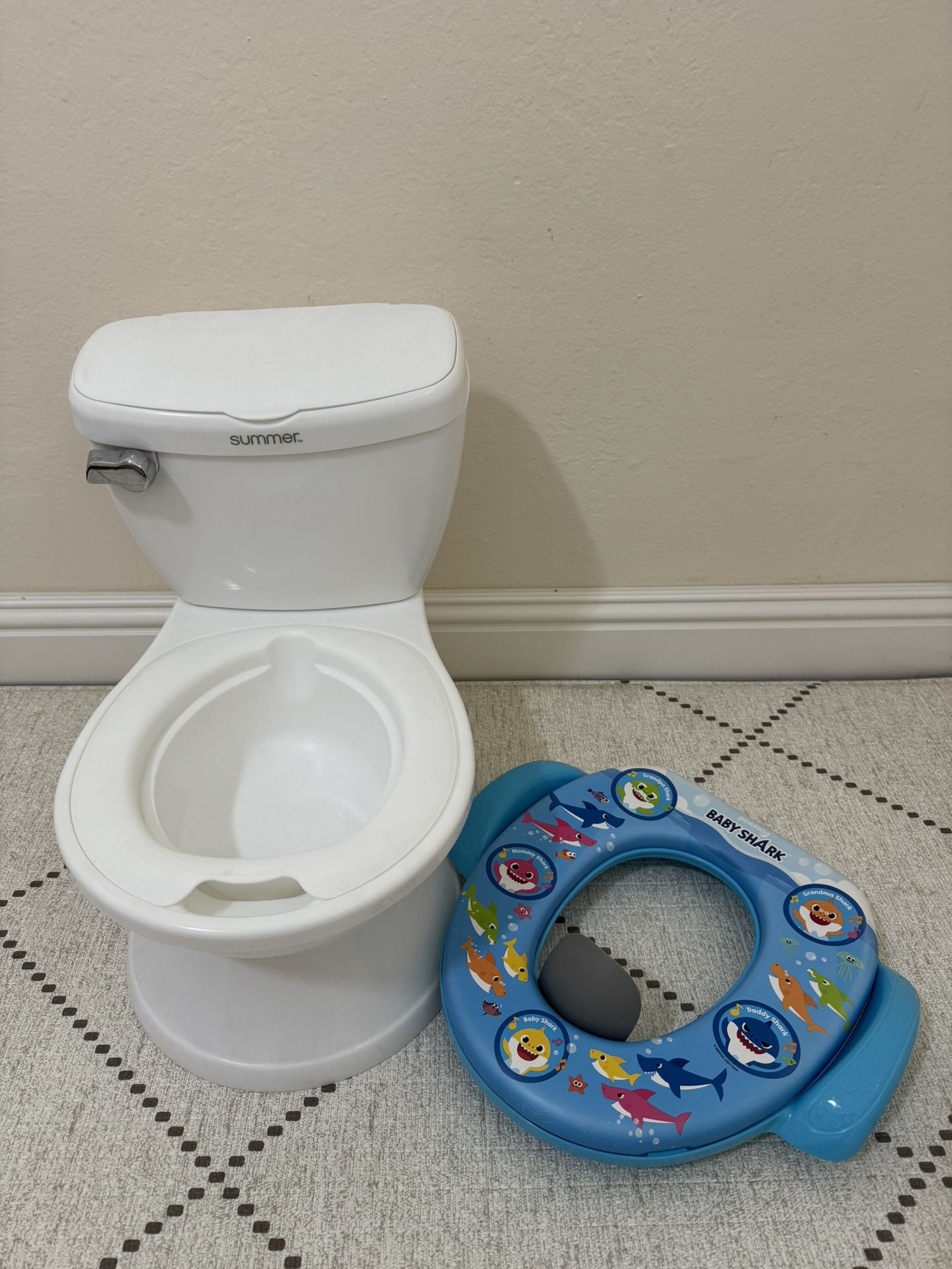 Potty training toilet and seat
