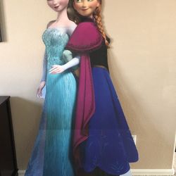 Elsa and Anna Cardboard Cutout 