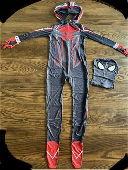 Boys Miles Morales Full Body Costume w/ Hoodie