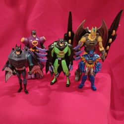 Lot Of 5 Batman Action Figures