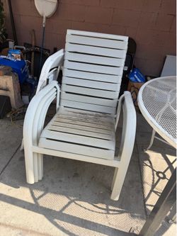 Patio table and chairs