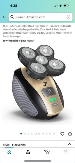 Freebird Cordless Electric Head Hair Shaver