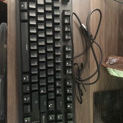 Keyboard,Mouse And Mouse Pad