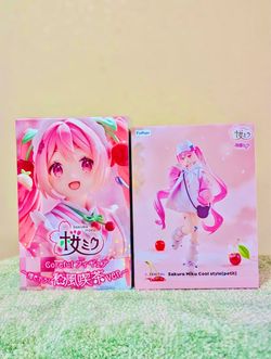 Sakura Miku Figure Bundle – Coreful & Tenitol Petit $20 each