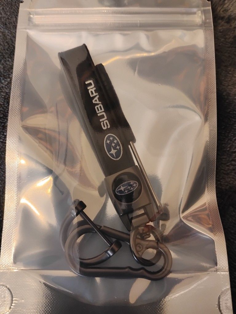 Black Subaru Keychain NEW
