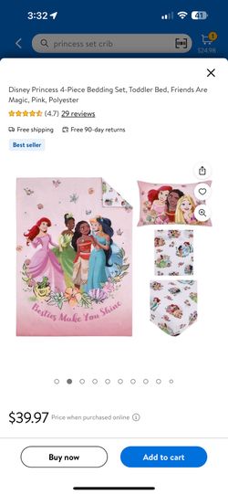 Toddler Bed Princess Set 
