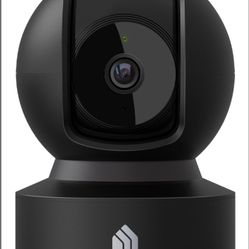 Pan-Tilt Home Security Camera, 1080p HD Dog Camera W/Night Vision, Motion Detection For Baby & Pet Monitor