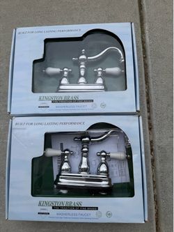 2 Kingston Brass faucets new in the box