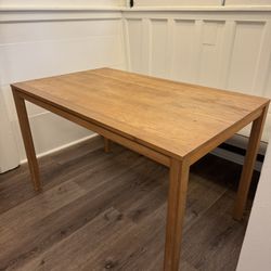 Solid Oak Wood Table