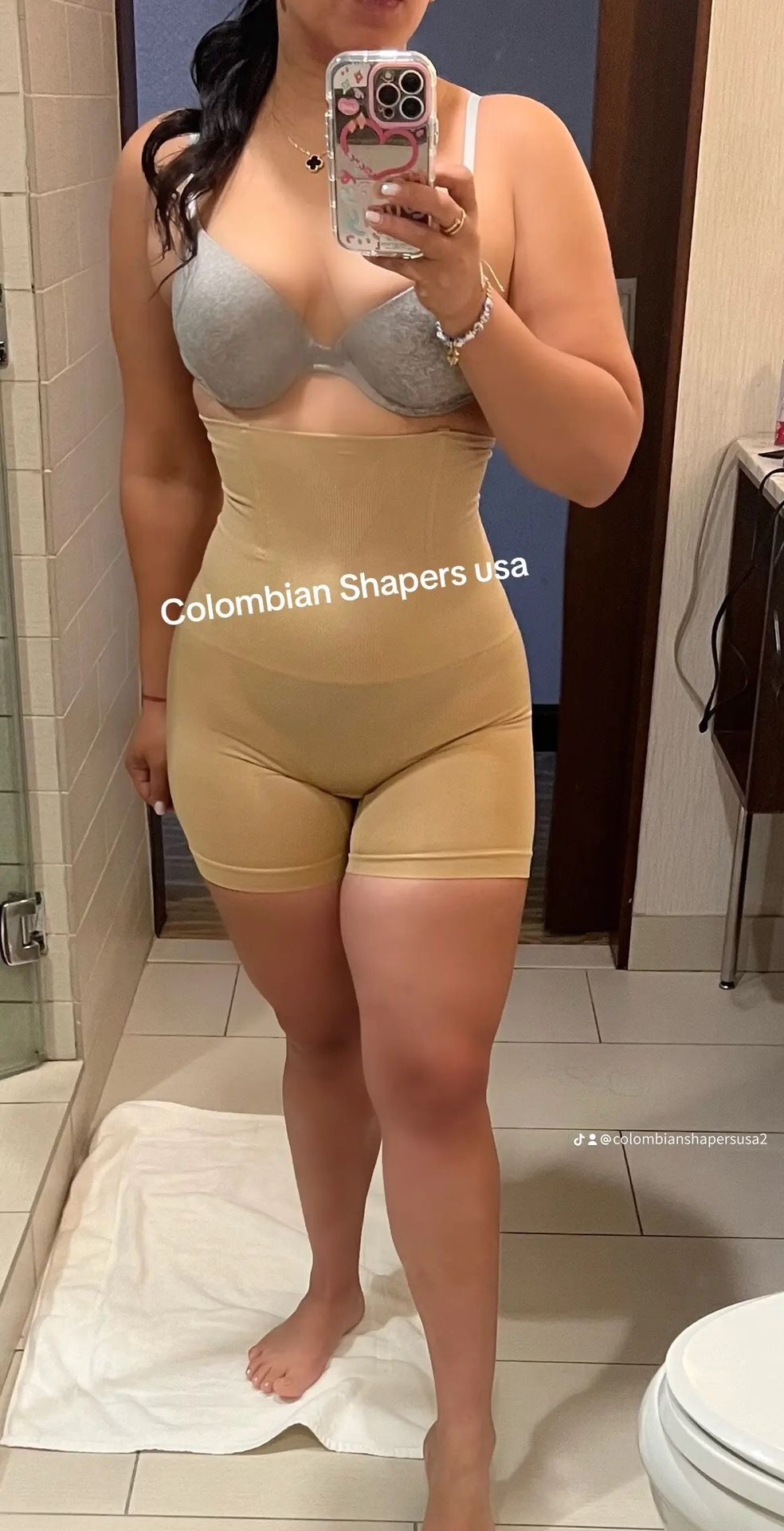 Faja Short Invisible (Beige Y Negro) Xs - 5xl