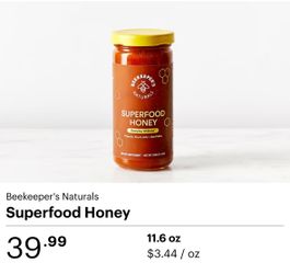 Beekeepers Superfood Honey