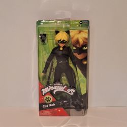 Miraculous Cat Noir 11” Black Action Doll
