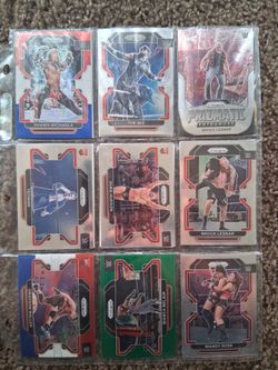 Panini Prizm WWE Trading Cards/SkyBox Marvel Metal Universe Spider-Man