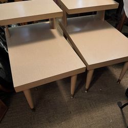 Mersman Mid Century Step Up Tables-pair