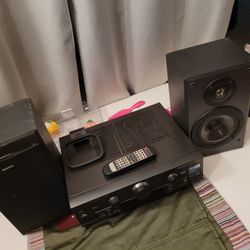 Technics Av Control Receiver SA-DX950 and Sony Ss-mb115 Pair Of Speakers 