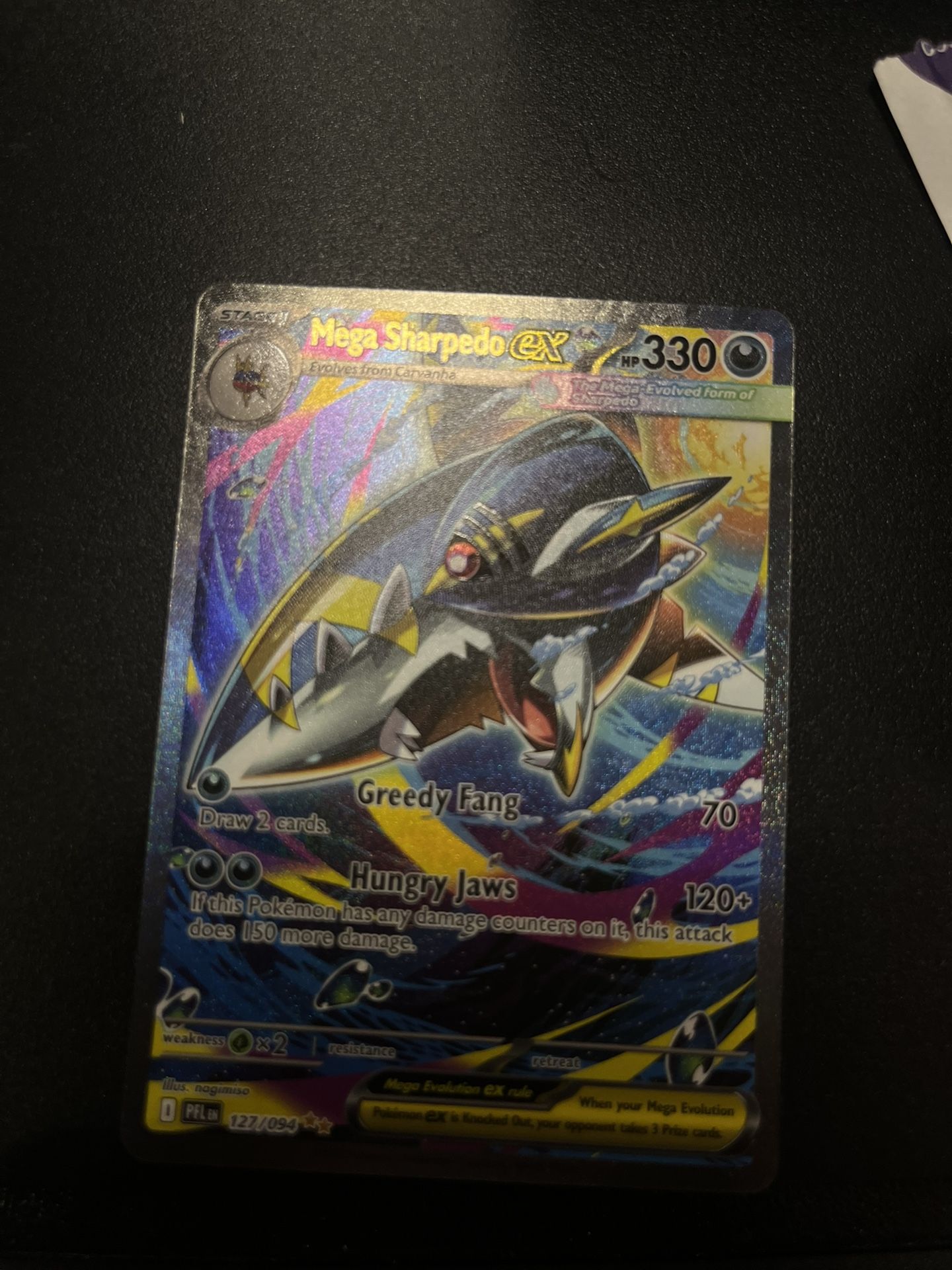 Pokémon Mega Sharpedo EX