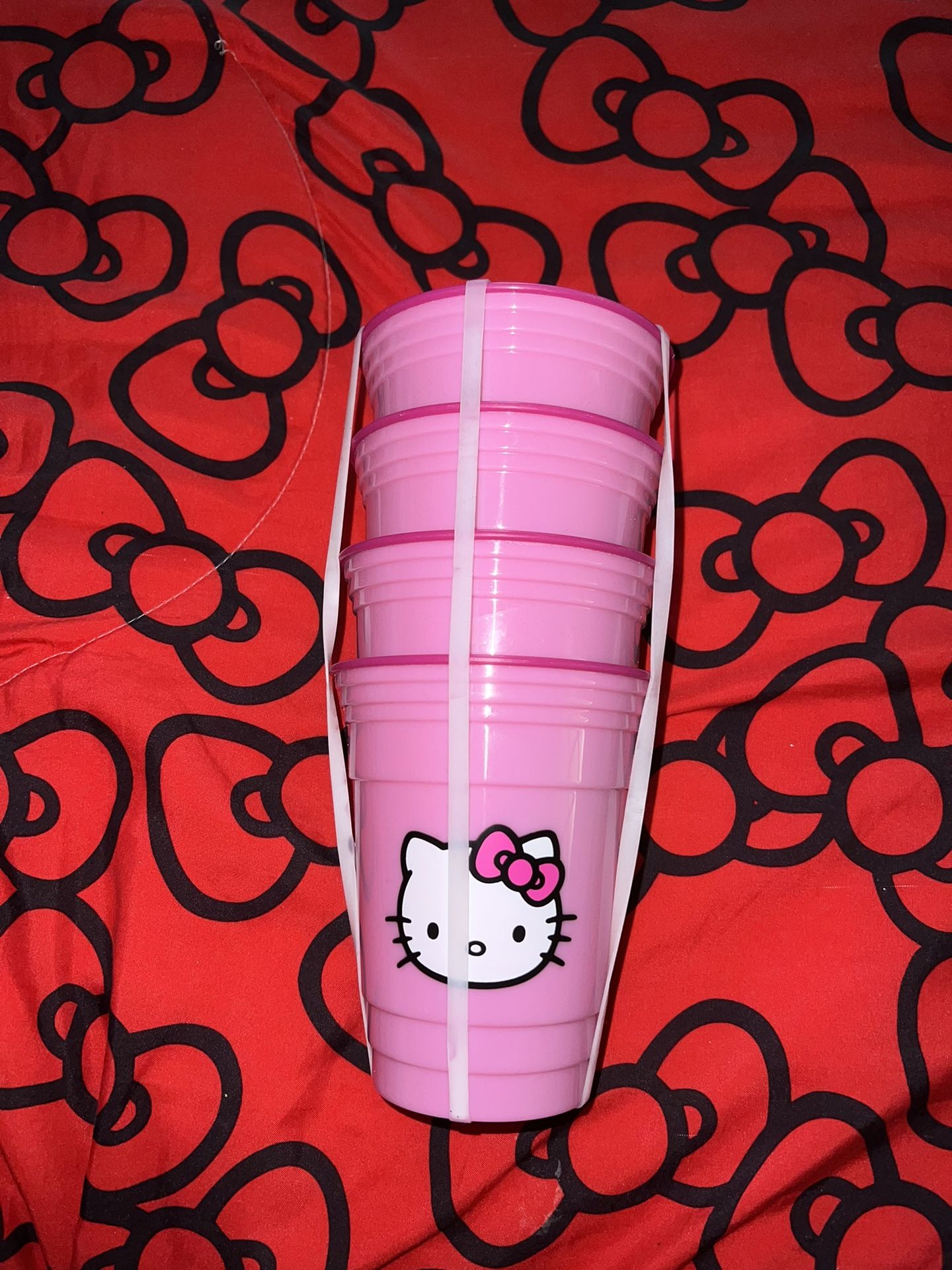 Hello Kitty Pink Cups