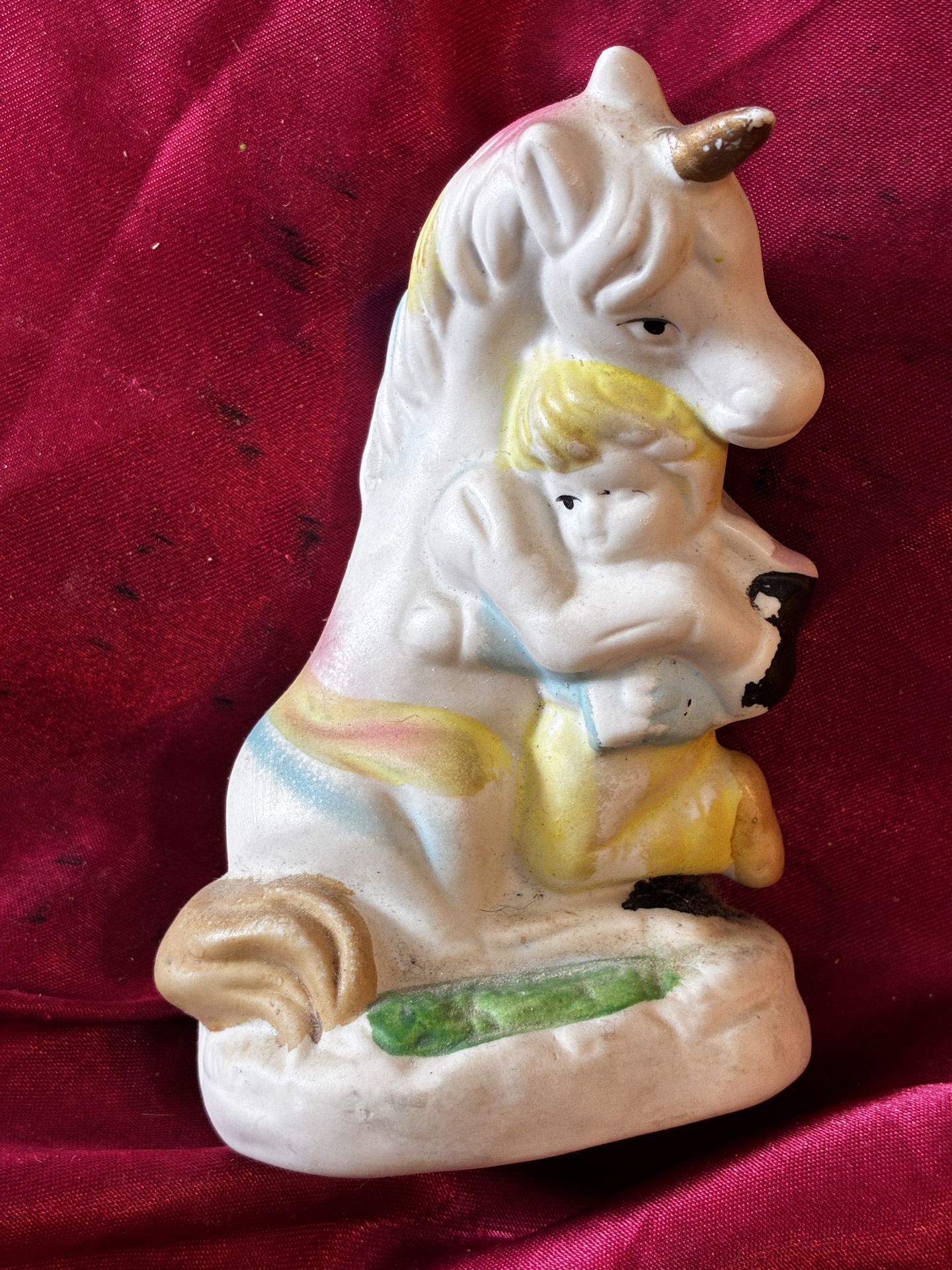 1980s porcelain unicorn