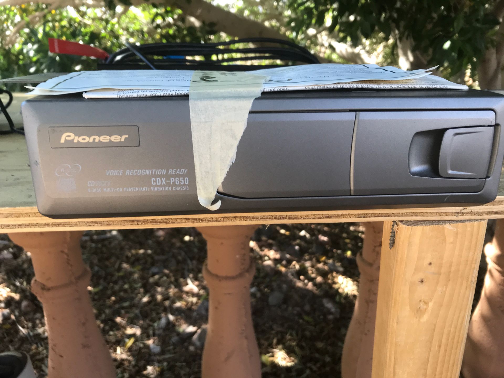 Panasonic eight disc CD player brand new