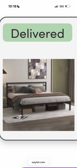 King size bed frame