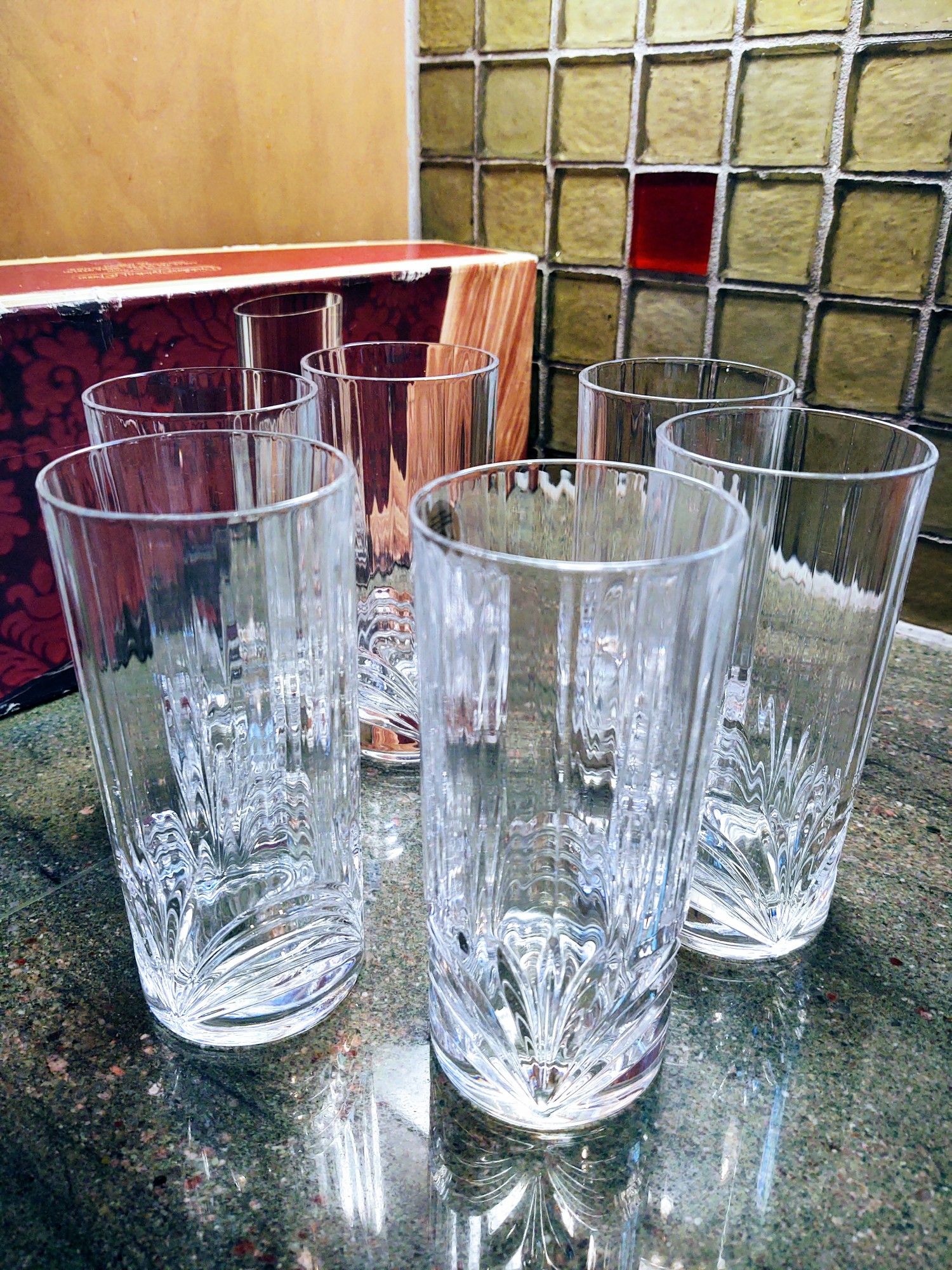 Vintage RCR Crystal Highball Glasses