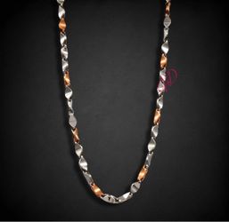 Gold chain 18k and platinum 950.
