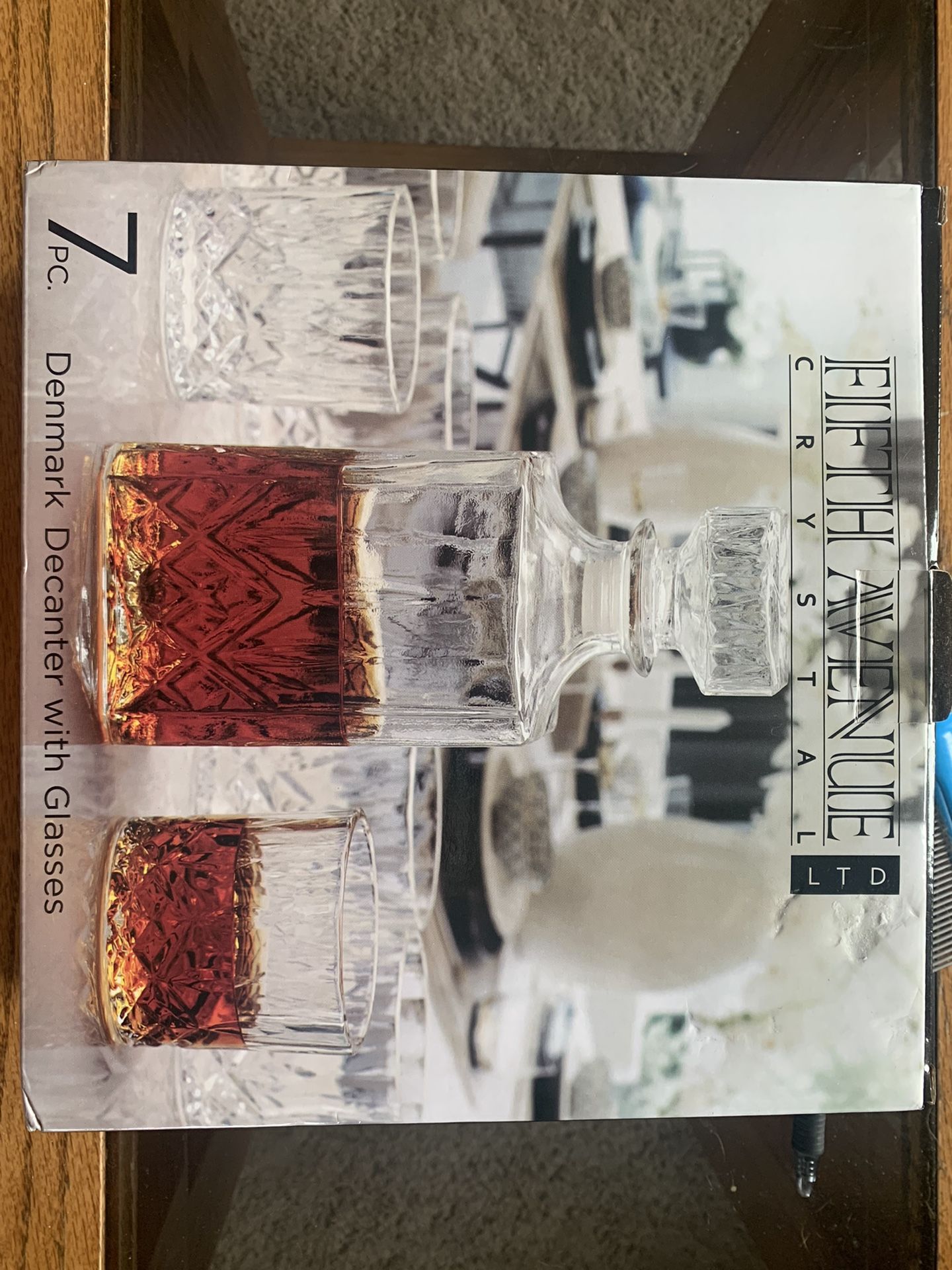 7 Pc Decanter Set. NEW- Never Been Out Of The Box 