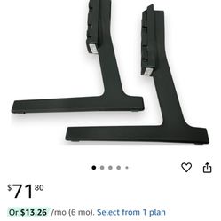 Samsung Tv Legs (base Stand Legs OEM) No Screws Needed. un43du7200dxza, un43du7200bxza , un43du7200fxza   