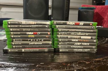 Xbox one video games  and Xbox 360
