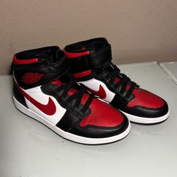 Red and Black Air Jordan 1 Mid SE