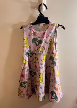 Girls 4-5 Years Dinosaur Dress