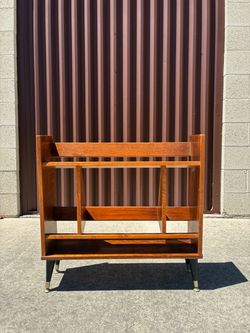 1960s Mid Century Modern Mini Bookcase Bookshelf