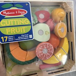 Brandnew Melissa & Dough  Cutting  Fruit  set firm price