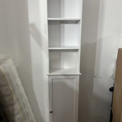 White Bathroom Shelf